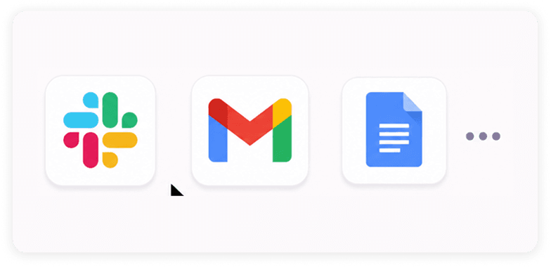 Paste into Slack, Gmail, Google Docs, and more